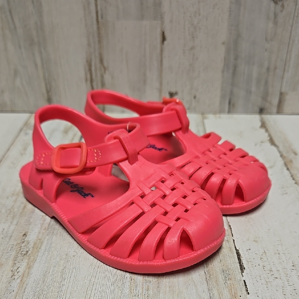 New w/o tag  Cat & jack Kids Pink Jelly Sandals